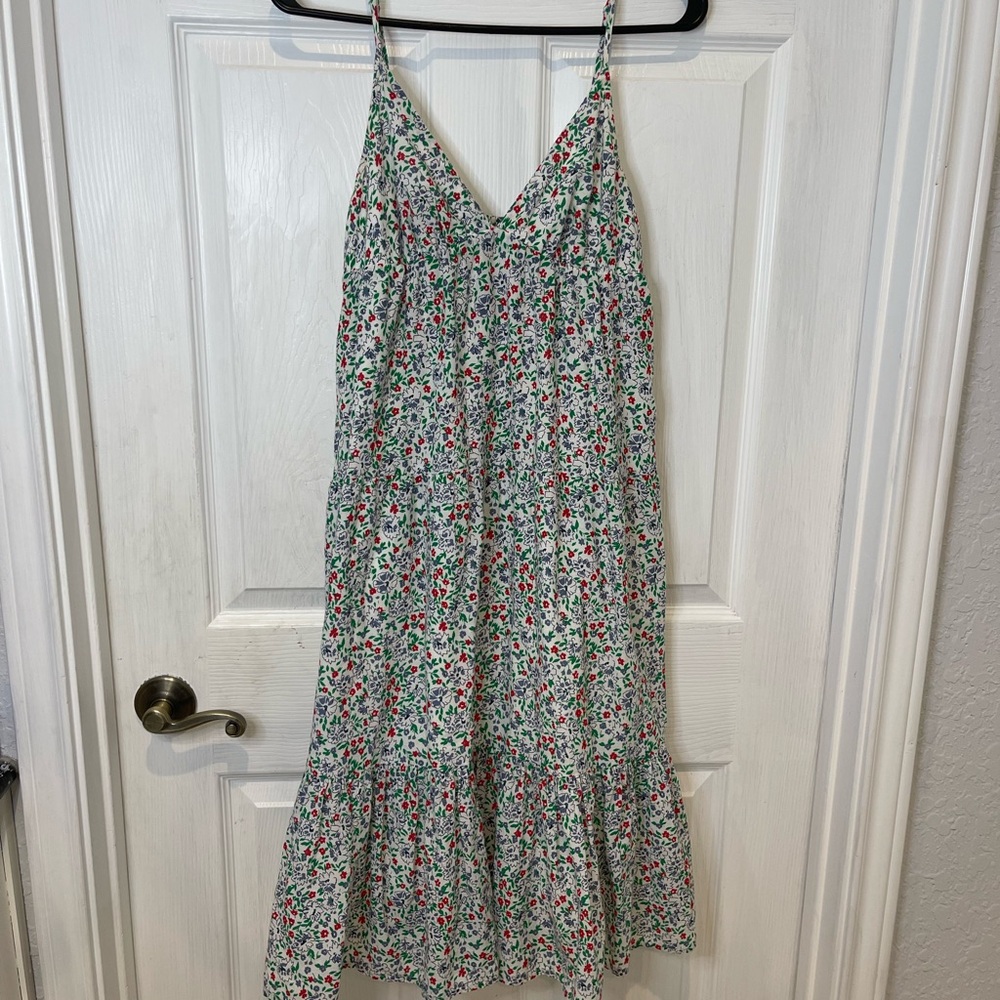 Old Navy Floral Tiered Midi Sundress – Size Small